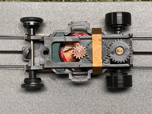 Aurora AFX Non Magnatraction Chassis all prepped