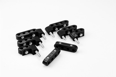 MFY 5095611 Ignition Wire Loom Separator Horizontal Polymer Black 