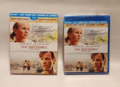 The Impossible (Blu-ray/DVD, 2013, 2-Disc Set, Canadian) with slipcover Summit