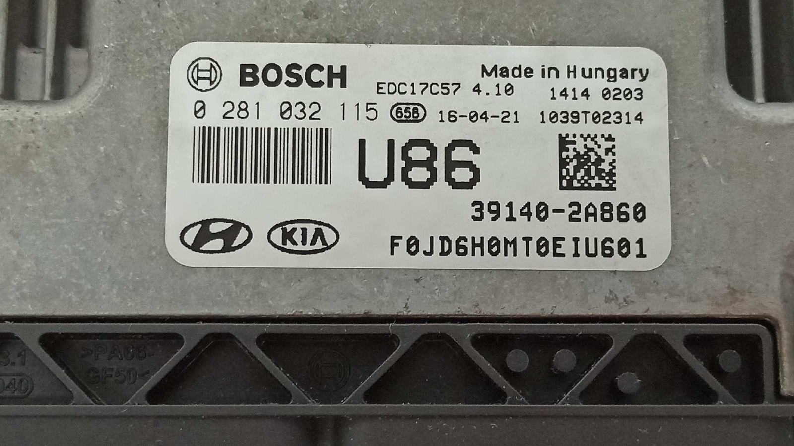 819723 Switchboard Engine Uce For KIA Cee 