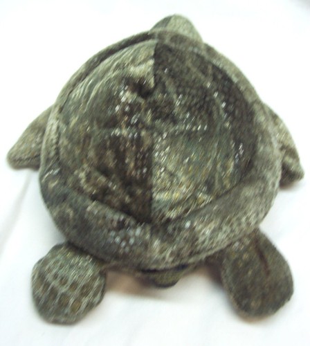Vintage Russ Zonies TERRAPIN TURTLE 6" Bean Bag Stuffed Animal TOY 1990's - 第 3/4 張圖片