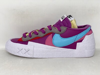 Nike Blazer Low x sacai x KAWS Purple Sneakers, Size 6 / 7.5 Nike Blazer Low x sacai x KAWS Purple Sneakers, Size 6 / 7.5