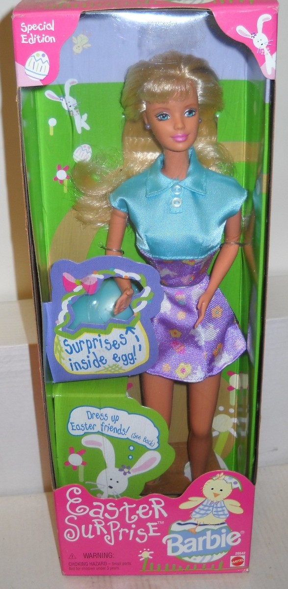 7155 NRFB Mattel Supermarket Easter Surprise Barbie Doll Special
