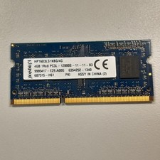 Kingston 4GB DDR3 RAM PC3L-12800 1600Mhz non-ECC 1.35V SODIMM HP16D3LS1KBG/4G