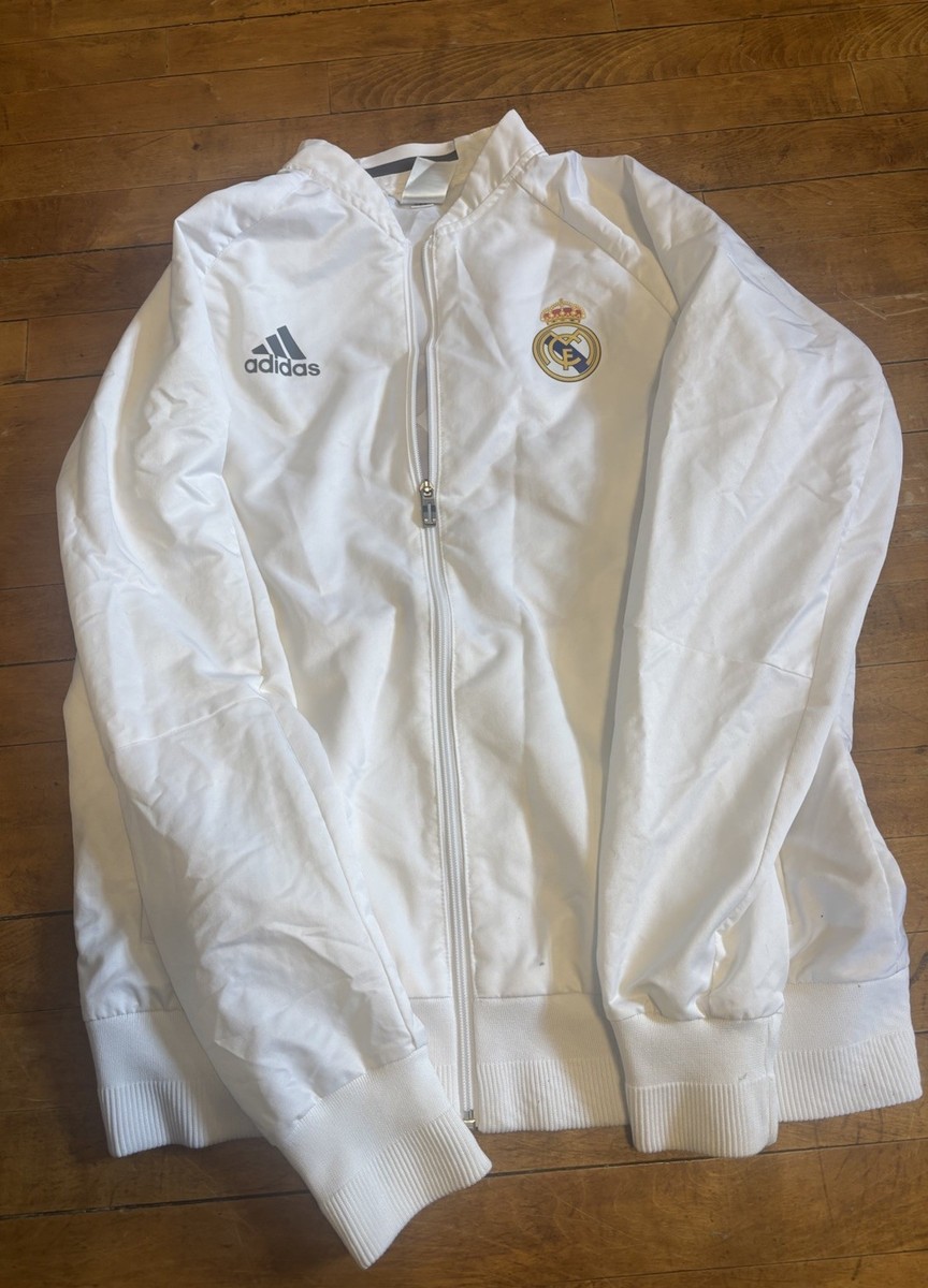 Men's Adidas Real Madrid Warm Up Track Jacket. Size Large. | eBay