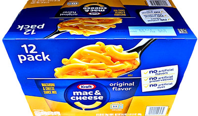 Kraft Original Macaroni and Cheese Easy Microwavable Dinner 12 Packs EXP 05/2026