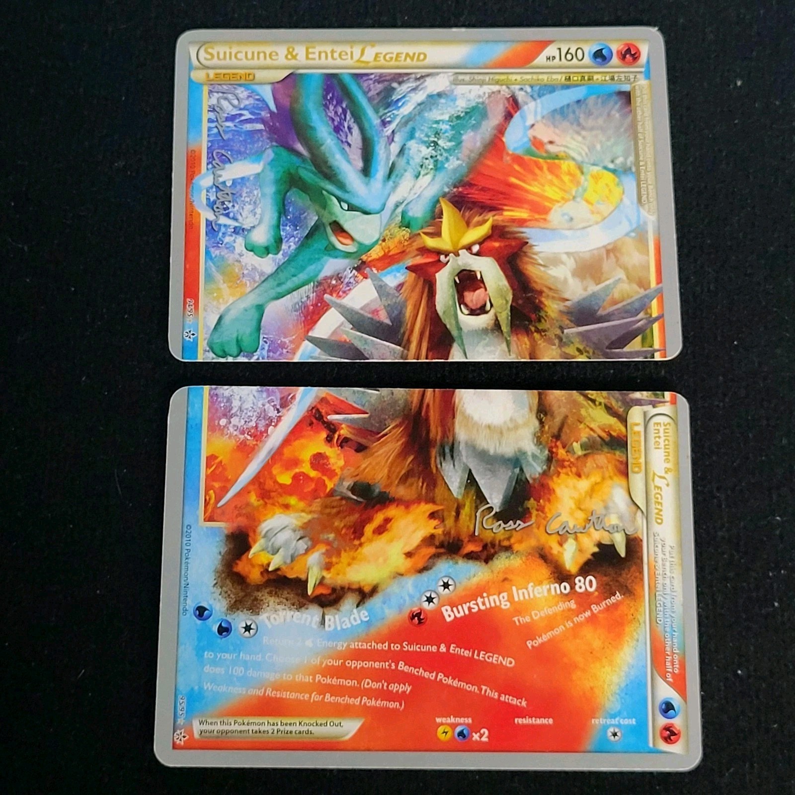 Pokémon Suicune & Entei Legend World Championship 2011, 94/95 95/95 (both cards)