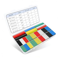210 PCS Heat Shrink Tubing Kit - 3:1 Adhesive Lined, Marine Grade Waterproof, 6
