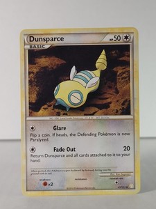 Dunsparce - HeartGold & SoulSilver - 41/123 - Pokemon TCG - Uncommon - A