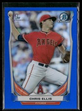 2014 Bowman Draft #CDP67 Chris Ellis Chrome Blue Refractors #/399