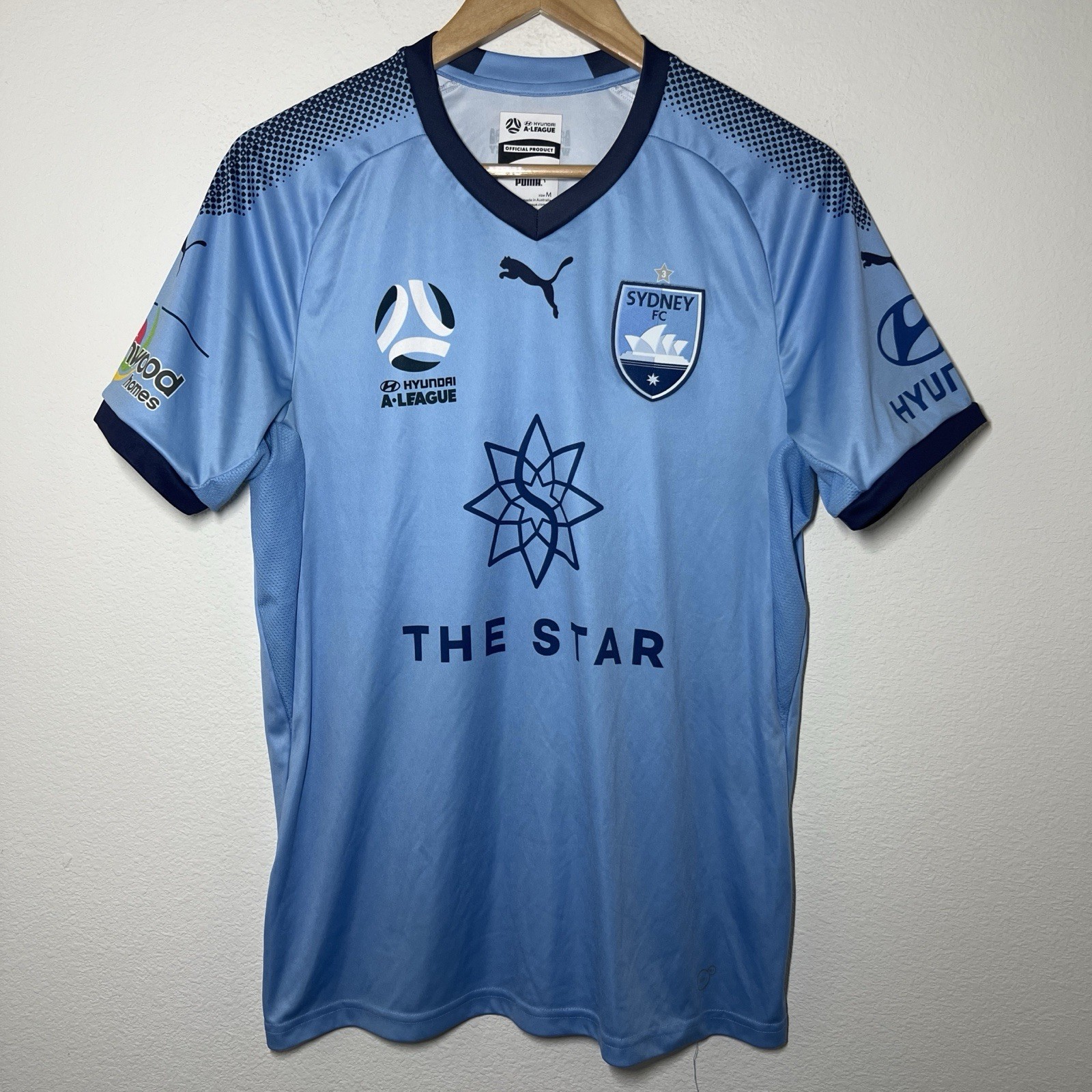 Sydney FC 2018-2019 Home Jersey | Vintage Soccer M