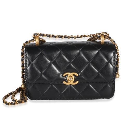 Chanel Black Quilted Calfskin Mini Perfect Fit Flap Bag