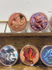 COPPER HIGH RELIEF BUNDLE - 10x 5oz 0.999 High Relief 5 Oz Copper Rounds — photo 3