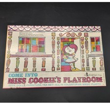 Vintage Colorforms Miss Cookie  s Playroom Complete Set 1960s