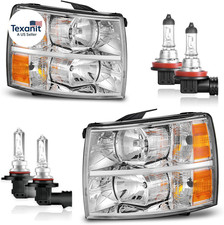 Headlights Assembly for 2007-2013 Chevy Silverado 1500 for 07-14 Silverado 2500H