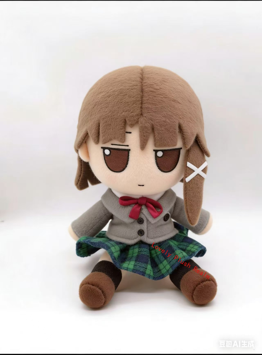 Anime Serial Experiments Lain Iwakura Fumo Fumo Plush Doll Dress