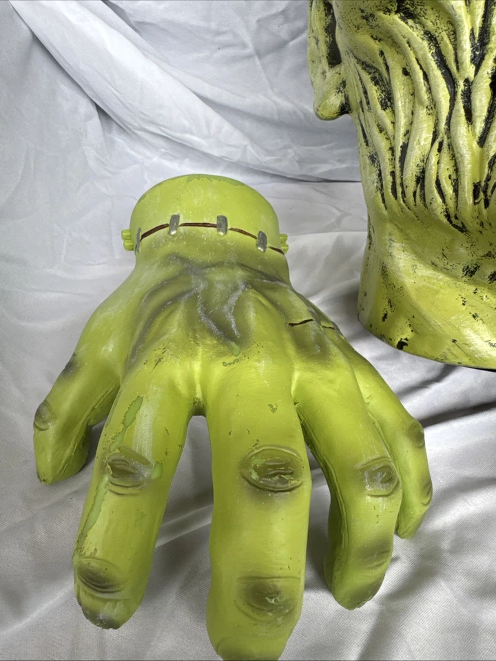 GEMMY SCAREWARE FRANKENSTEIN MONSTRUO ASCENDENTE ILUMINAR DECORACIÓN DE PATIO CAJA ABIERTA Foto 4 de 4