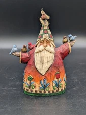 Jim Shore Santa & Birds Ornament w/Tag. ©️2002 Heartwood Creek