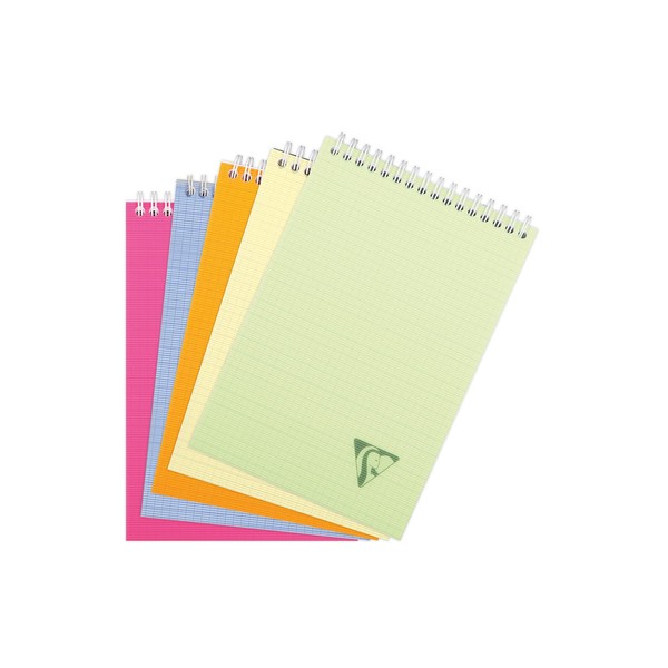 Linicolor Block A5 Kariert 80 Blatt 90G Clairefontaine Doppelspirale-image