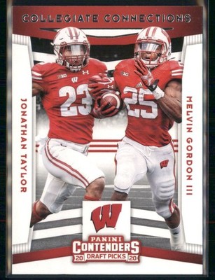 2020 Panini Contenders Draft Picks - Jonathan Taylor, Melvin Gordon III #14