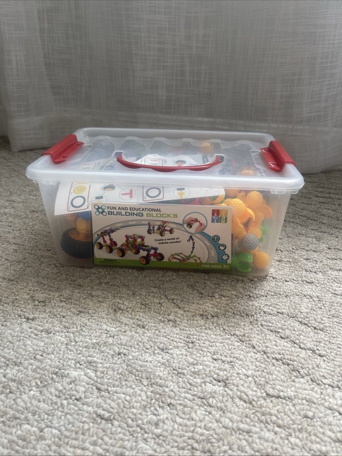 STEM Building Toys Blocks Kids Ages 3