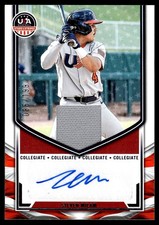 2025 Panini Stars & Stripes Steven Milam Collegiate Relic Auto 85/199 #NTS-SM