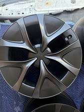 4 2026 Tesla Model Y Performance 21 Oem Wheel Set Arachnid 2.0 Staggered