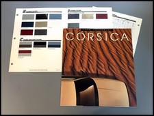 1988 Chevrolet Corsica 26-page Vintage Car Sales Brochure Catalog Set 1988 Chevrolet Corsica 26-page Vintage Car Sales Brochure Catalog Set