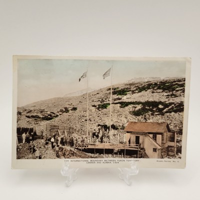 RPPC Boundary between Alaska and Yukon Flags of Freedom Habd Colored 