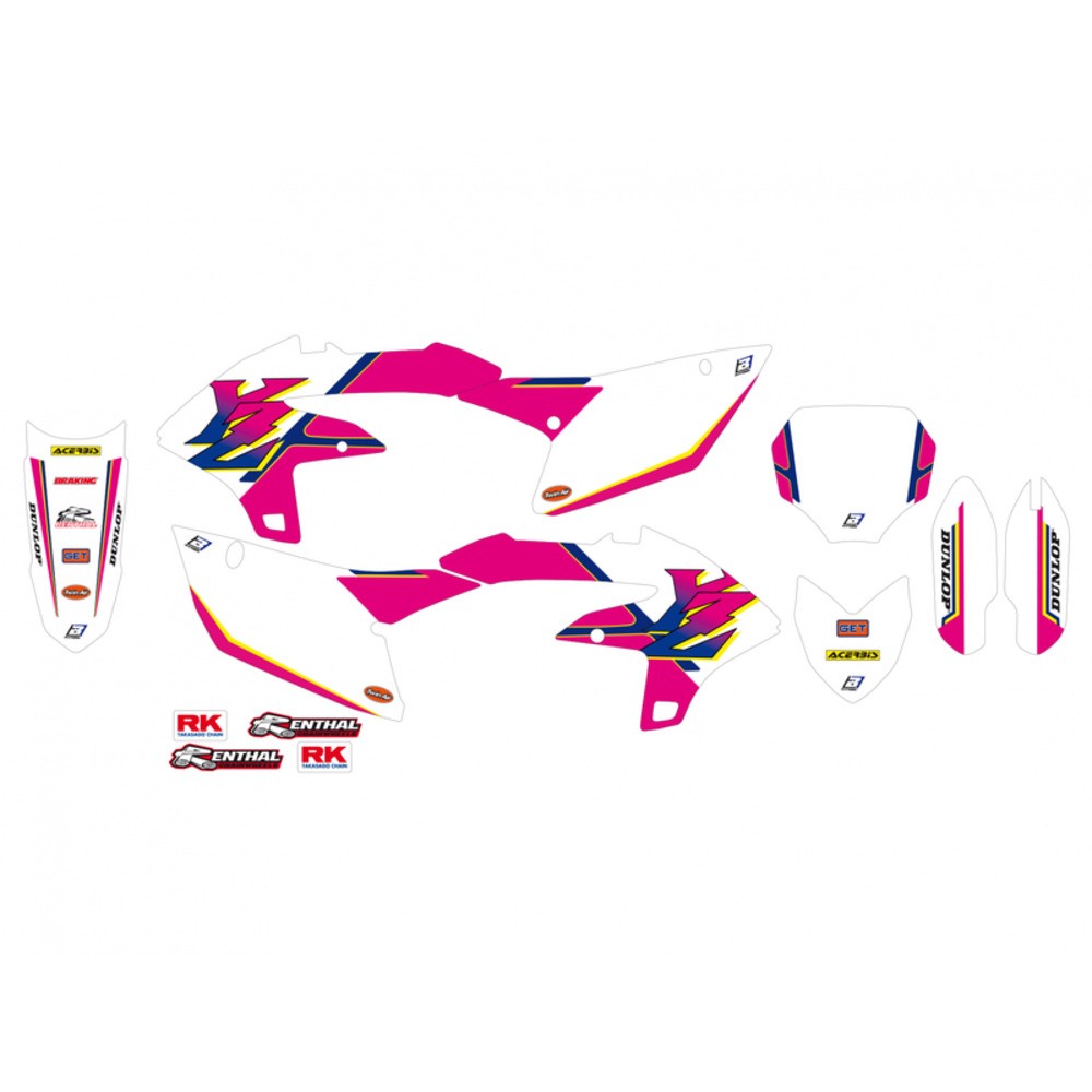Blackbird Retro Yamaha Motorcycle Adhesive Kit Parts Accessories
