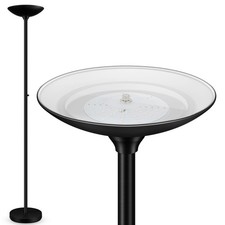 30W Torchiere Floor Lamp - 3600LM Super Bright LED Lamp, 71 Inch Black
