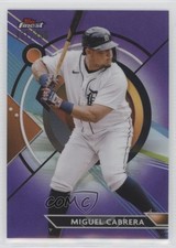 2023 Topps Finest Purple Refractor 171/250 Miguel Cabrera #15 o7m