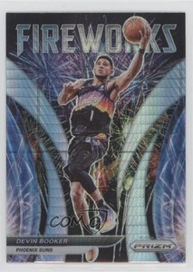 2021-22 Panini Prizm Fireworks Hyper Prizm Devin Booker #19