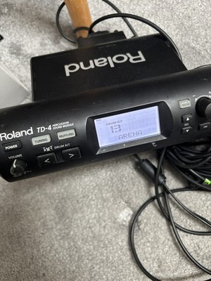 Roland TD-4 Electronic Drum Module / Brain Netzteil, Kabel TD4 Controller