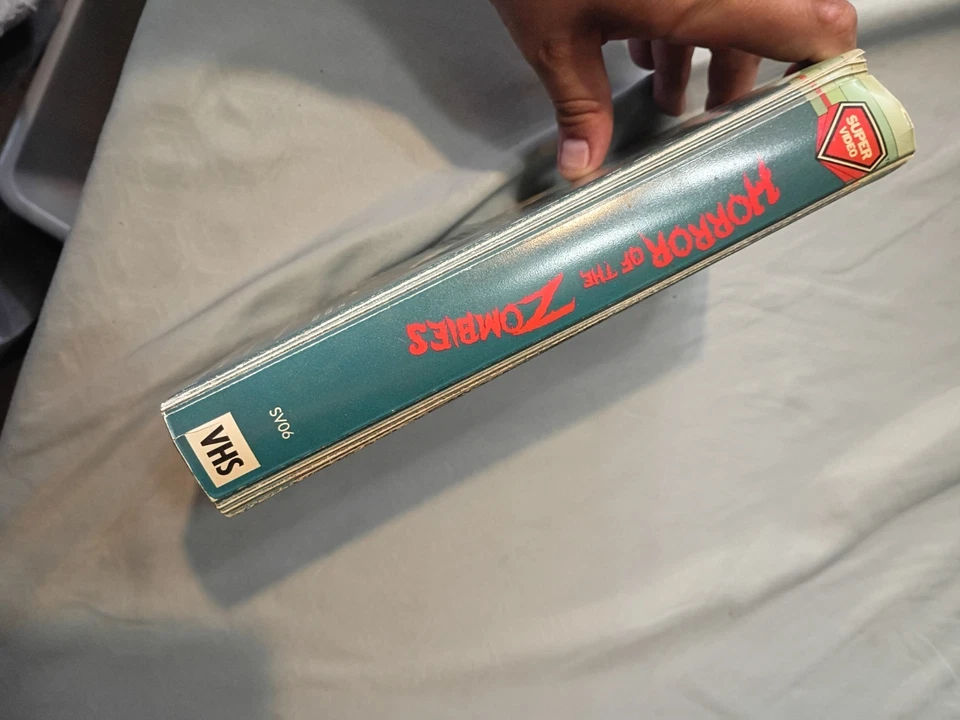 HORROR OF THE ZOMBIES VHS SUPER VIDEO CLAMSHELL AMANDO DE OSSORIO BLIND DEAD 3 - Image 4 of 4
