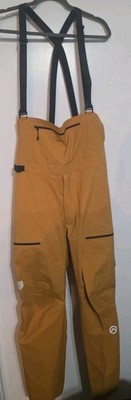 The North Face Summit Pumori GORE-TEX Pro Bib Citrine Yellow Men Size 2XL L NWT