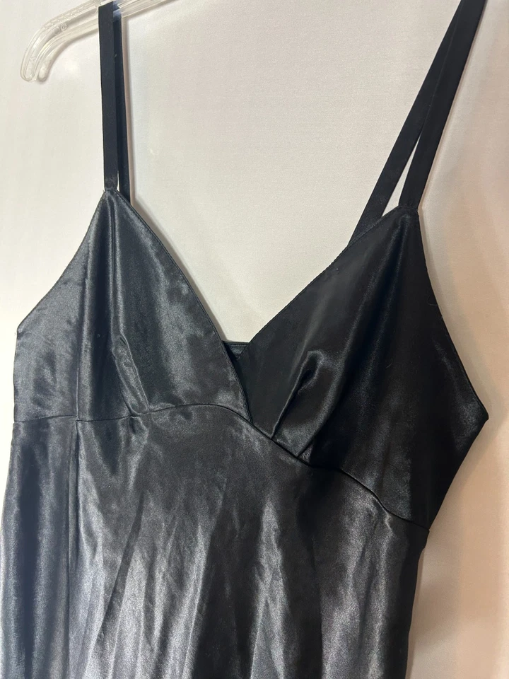 NATORI DAMAS VESTIDO SIN MANGAS XS CAMISÓN SATINADO CREMA DE COLECCIÓN MAXI BABYDOLL Largo Foto 3 de 4