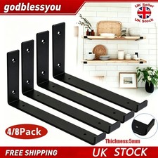 4/8 Shelf Brackets Scaffold Board Industrial Solid Steel Heavy Duty 20/25/30CM