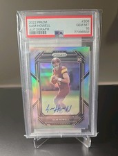 2022 Sam Howell SILVER Panini Prizm Auto PSA 10  Redskins Commanders SEAHAWKS