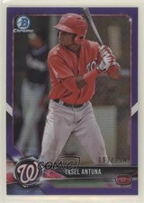 2018 Bowman Chrome Prospects Purple Refractor 93/250 Yasel Antuna #BCP173 0c6