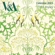 V&A: C.F.A. Voysey Mini Wall Calendar 2023 (Art Calendar)_