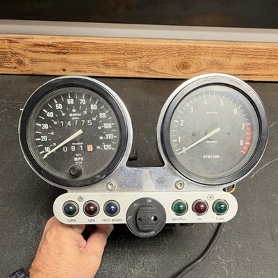 BMW R100R Speedometer Tachometer