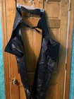 MEN'S XELEMENT LEATHER ADVANCED MOTORCYCLE GEAR CHAPS BLACK PANTS Size 34 NWT'S