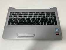 For HP 15-AY 15-BA GRAY Palmrest Touchpad Cover UK QWERTY Keyboard 855027-031