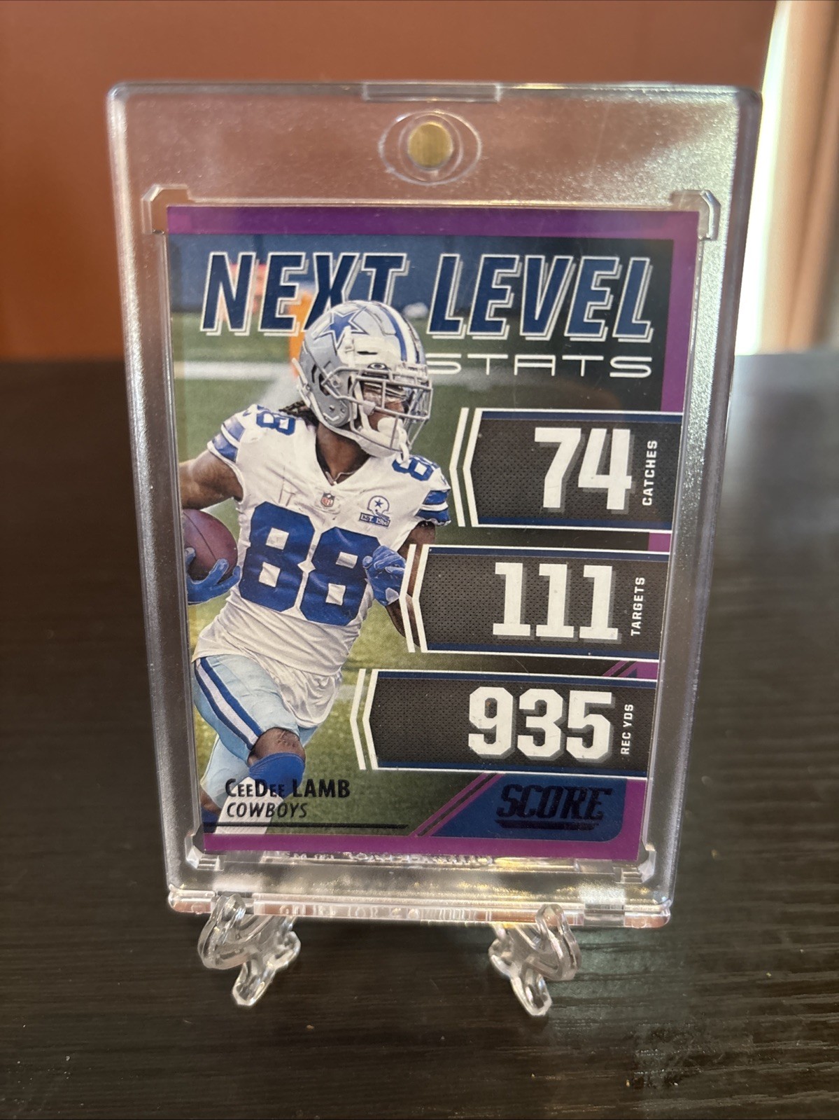2021 Score #NL22 CeeDee Lamb Dallas Cowboys Next Level Stats Purple