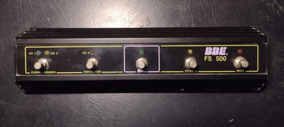 BBE FS 500 - Footswitch controller - Made in USA, Tested in working condition