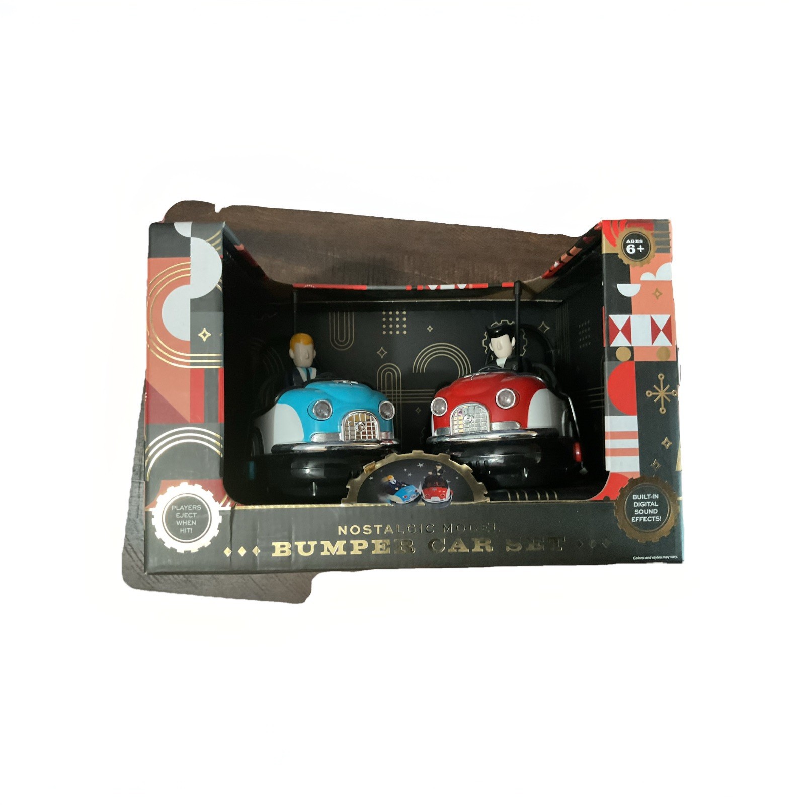 Set Nostalgic Model Blue & Red Aaa Batteries 6+