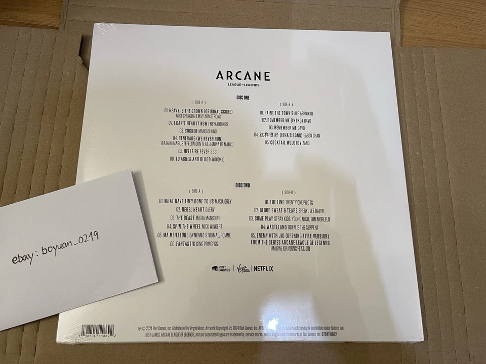 In Hand ARCANE SEASON 2 Vinyl Limited Edition Sealed 2LP NEW - Bild 3 von 3