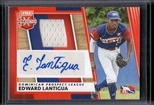 2022 Panini Elite Extra Edition #DMS-EL Edward Lantigua DPL Material Signatures