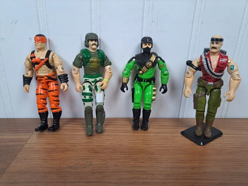 VtG G.I. Joe Lot – Recondo, Tiger Force Recondo, Snake Eyes v4, Gung-Ho w/ Base